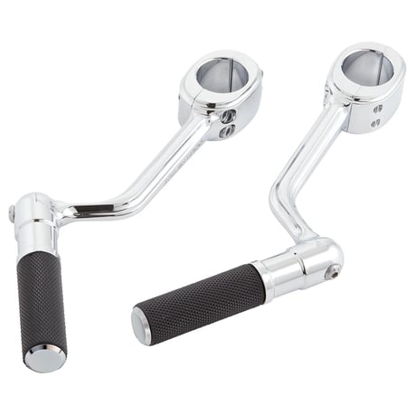 Arlen Ness highway peg-set met voetsteunen – chroom – miniatuur 2