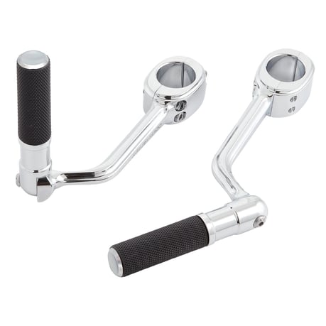 Arlen Ness highway peg-set met voetsteunen – chroom – miniatuur 3
