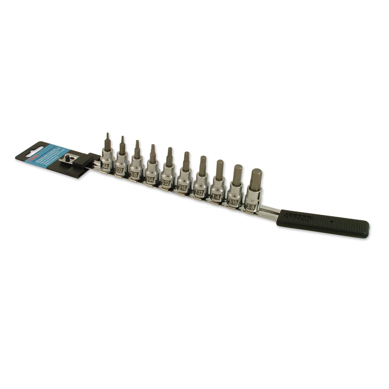 Cruztools, hex socket bit set. 3/8" drive