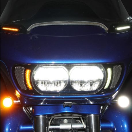 Custom Dynamics Road Glide LED-ventilatieroosters – zwart – miniatuur 5