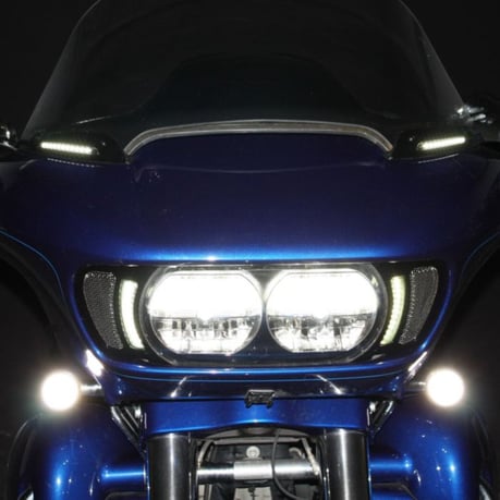 Custom Dynamics Road Glide LED-ventilatieroosters – zwart – miniatuur 6