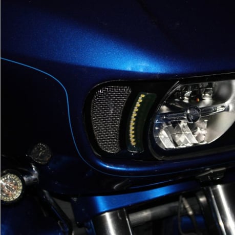 Custom Dynamics Road Glide LED-ventilatieroosters – zwart – miniatuur 7