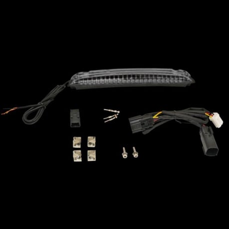 Custom Dynamics Tour-Pak bagagerek LED-lichtbalk – smoke lens – miniatuur 2