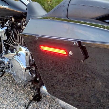 Custom Dynamics zijkoffersluiting LED-verlichting – rode lens – miniatuur 4