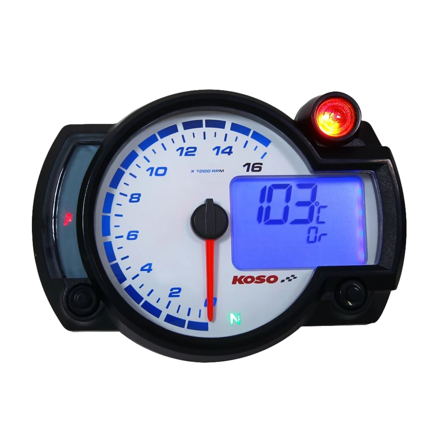 Koso, RX2NR+ - Tachometer with thermometer