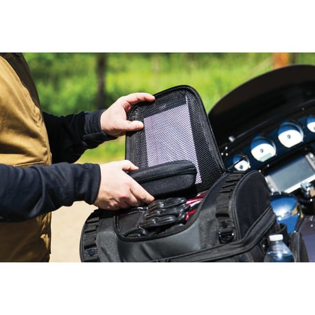 Kuryakyn Momentum Vagabond motortas 46 liter – zwart – miniatuur 8
