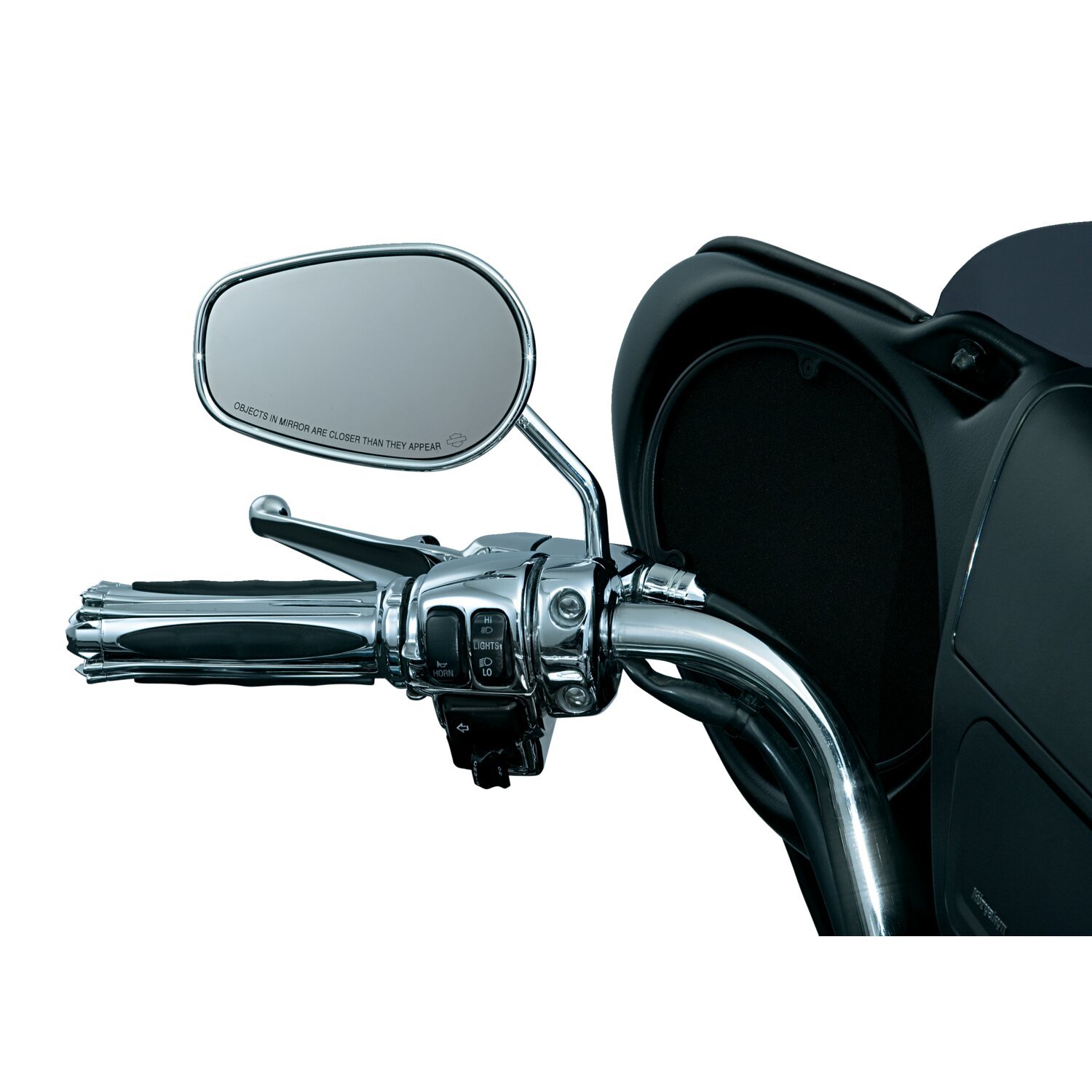 Kuryakyn spiegelverlengers Harley-Davidson chroom – miniatuur 2