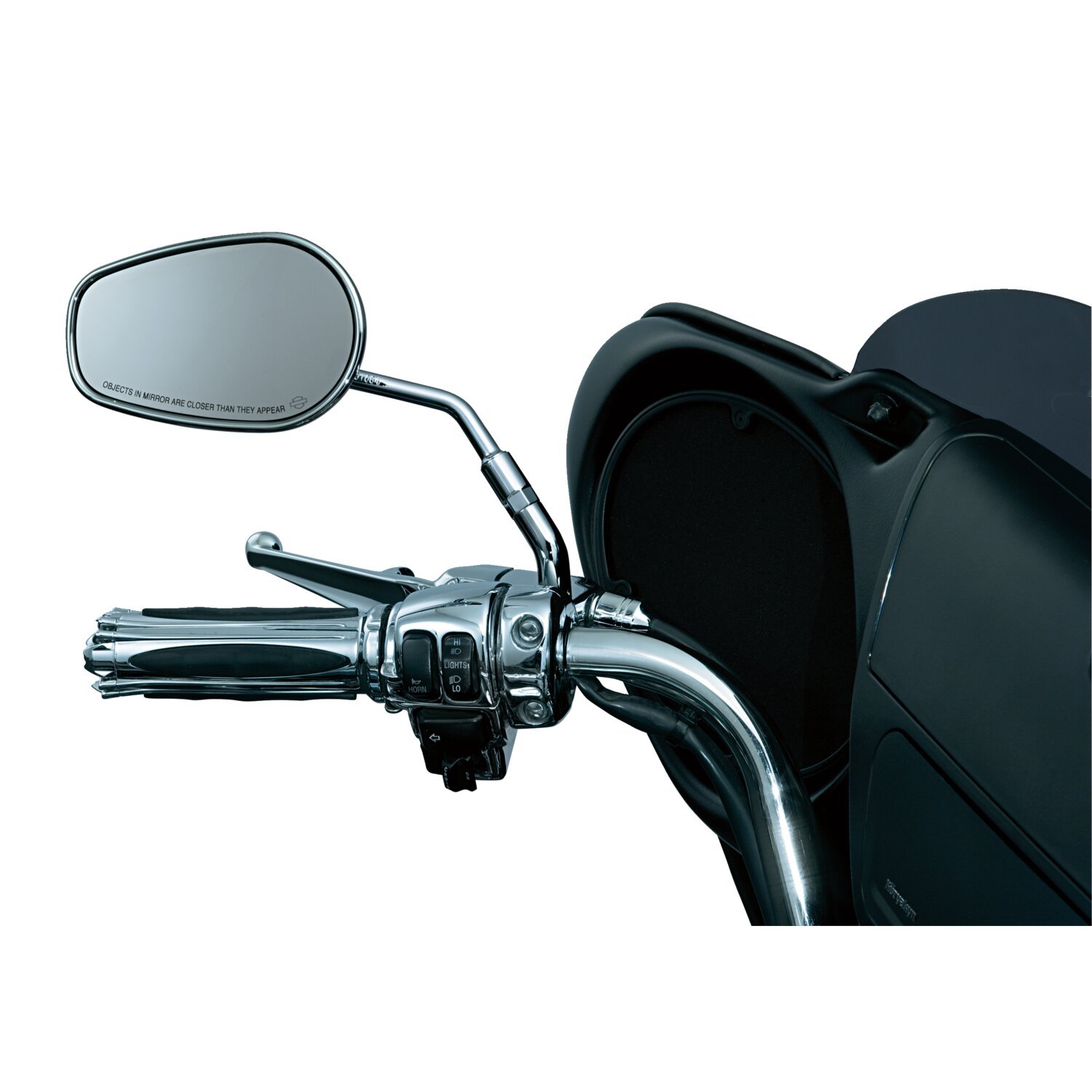 Kuryakyn spiegelverlengers Harley-Davidson chroom – miniatuur 3