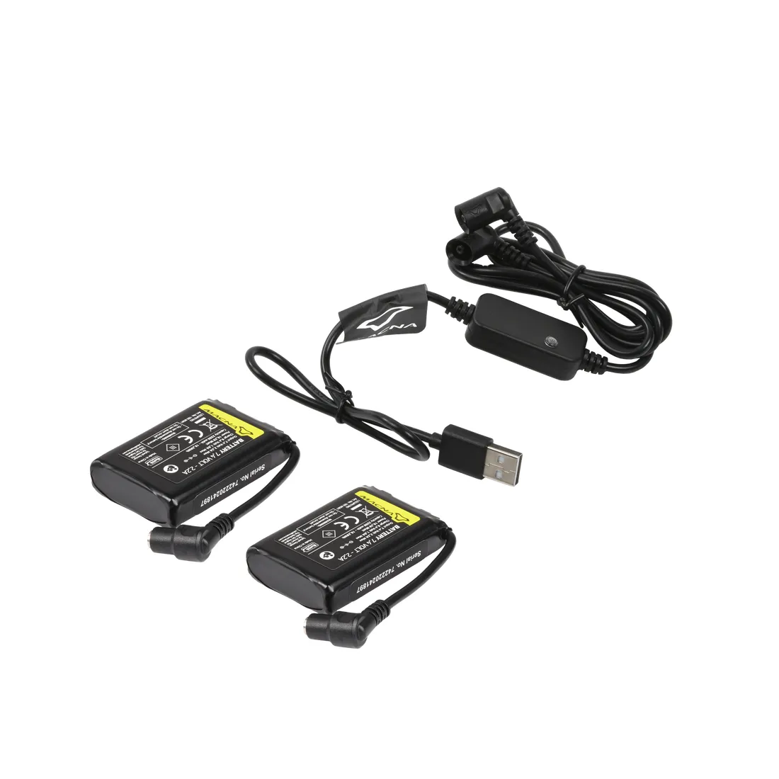 MACNA accuset met USB-lader 7,4V 2,2A