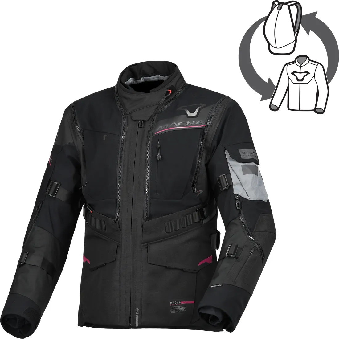 MACNA Flexodus touring motorjas dames – miniatuur 8