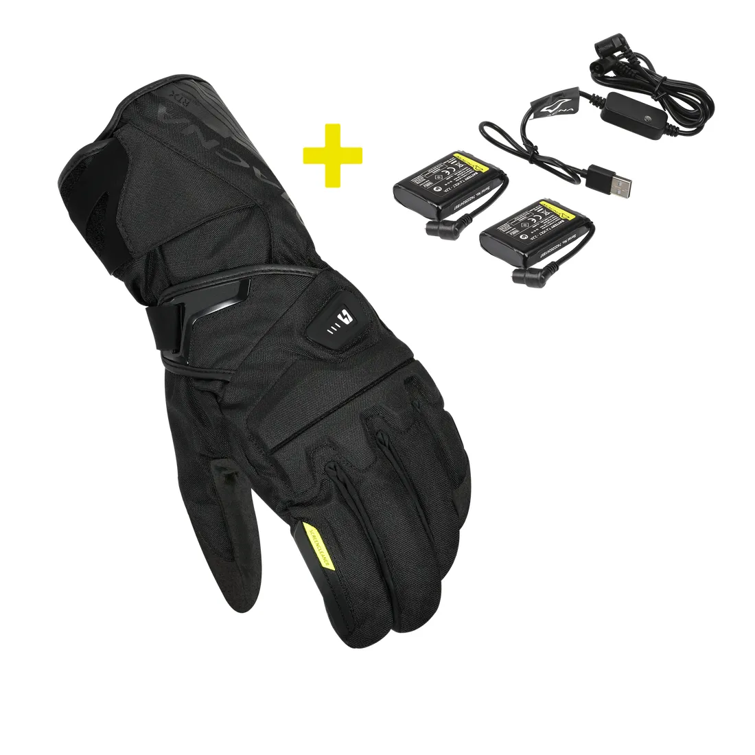MACNA Foton 2.0 RTX Kit verwarmde handschoenen zwart