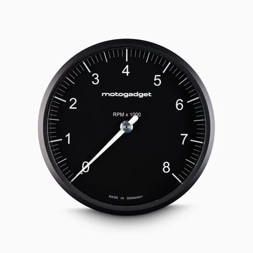 Motogadget Chronoclassic 2 Tacho Face 8000 zwart