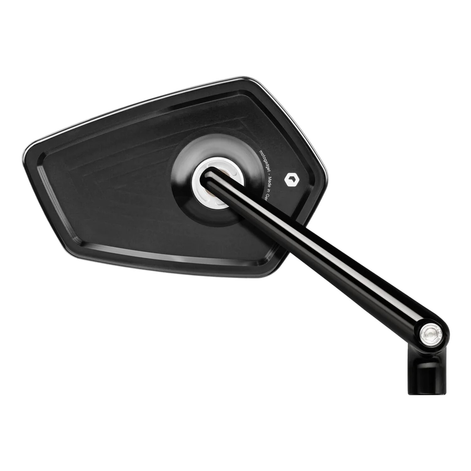 Motogadget, mo.view race 110 glassless mirror. Black. Right