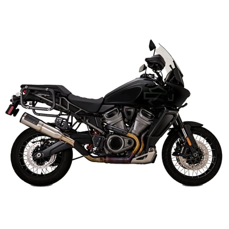 Vance & Hines Adventure Hi-Output 450 demper Pan America – geborsteld RVS – miniatuur 2