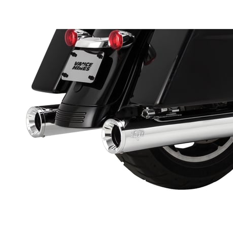 Vance & Hines Eliminator 400 4-inch slip-on dempers – chroom – miniatuur 2