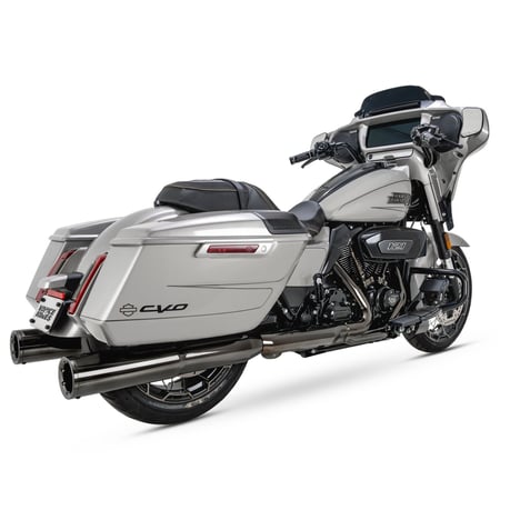 Vance & Hines Hi-Output 4,5-inch slip-on dempers – dark chrome