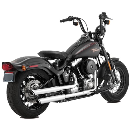 Vance & Hines Twin Slash 3-inch PCX dempers Deluxe/Slim – chroom – miniatuur 2