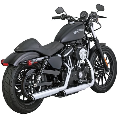 Vance & Hines Twin Slash 3-inch PCX dempers Sportster – chroom – miniatuur 2