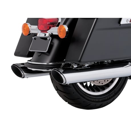 Vance & Hines Twin Slash Round 4-inch dempers Touring – chroom – miniatuur 2