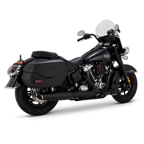 Vance & Hines Twin Slash slip-on demper – zwart